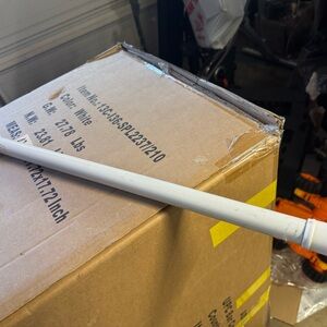 Target White Shower Curtain Rod